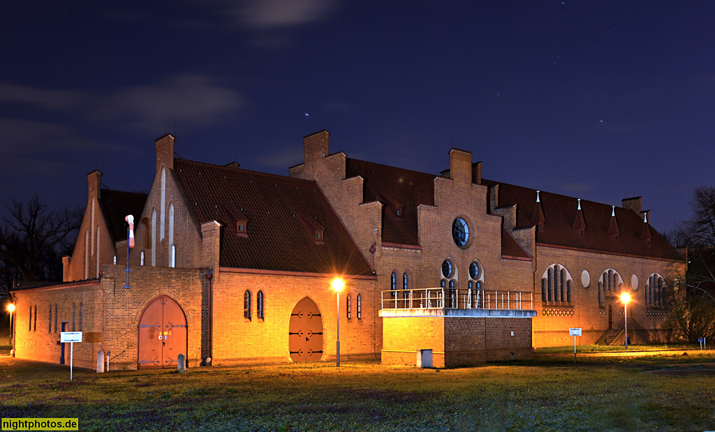 Berlin Lichtenberg Zwischenpumpwerk für Trinkwasser erbaut 1889-1893 von Ingenieur Henry Gill und Architekt Richard Schultze für den Magistrat von Berlin