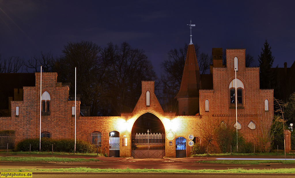 Berlin Lichtenberg Zwischenpumpwerk für Trinkwasser erbaut 1889-1893 von Ingenieur Henry Gill und Architekt Richard Schultze für den Magistrat von Berlin