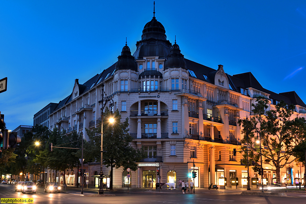 Berlin Charlottenburg Wohn- und Geschäftshaus Kurfürstendamm 59 erbaut 1907-1908 von Hans Toebelmann und Henry Gross