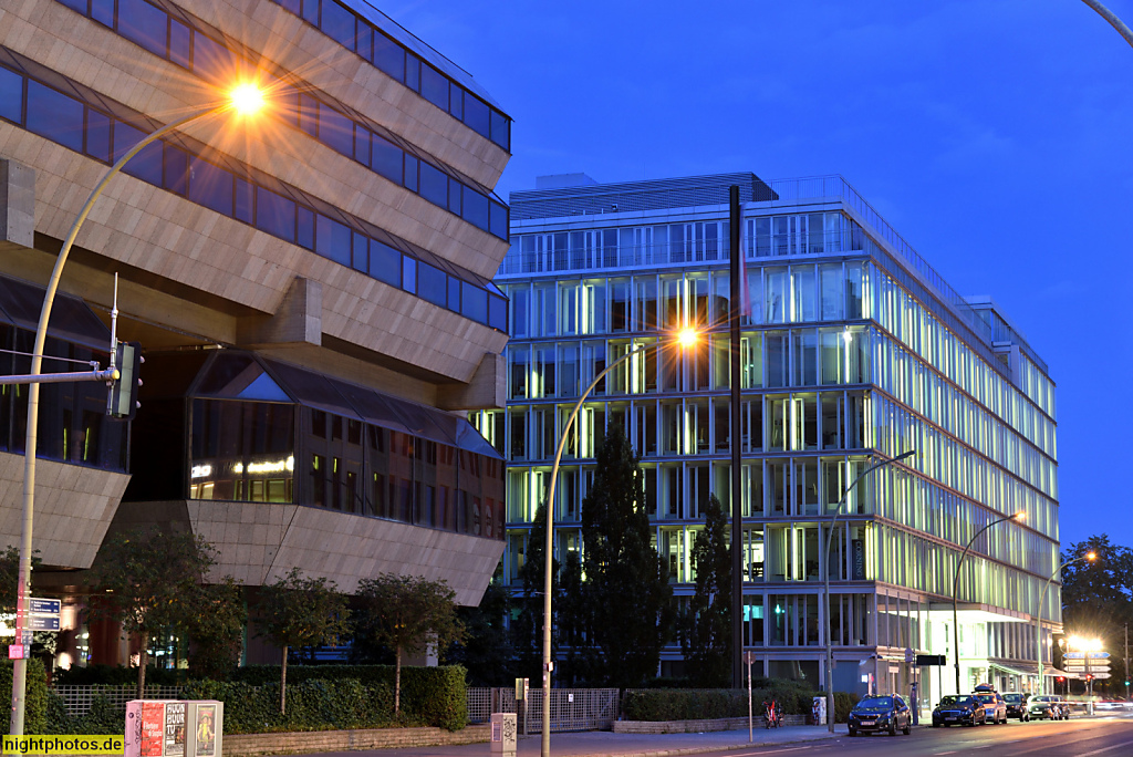 Berlin Mitte Tschechische Botschaft erbaut 1974-1978 und Bürogebäude erbaut 2001-2003 von HPP Hentrich Petschnigg und Partner. Sitz des GDV an der Wilhelmstrasse