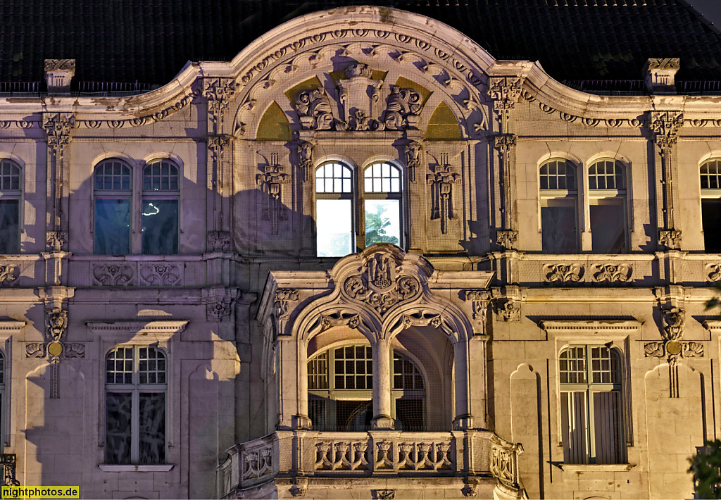 Berlin Charlottenburg ehemalige Hofkonditorei Schilling erbaut 1900-1901 von Zaar und Vahl am Kurfürstendamm 234