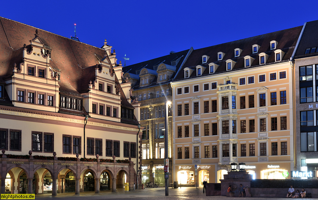 Leipzig Sachsen Königshaus am Markt 17 erbaut 1560 als Geschäftshaus. Umbau Barock 1705-1707