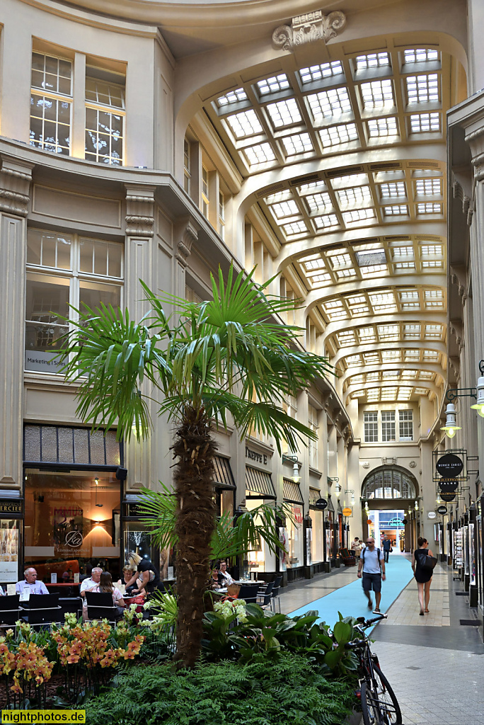 Leipzig Mädlerpassage erbaut 1912-1914 von Theodor Kösser für Kofferfabrikanten Mädler als Passagenmessehaus