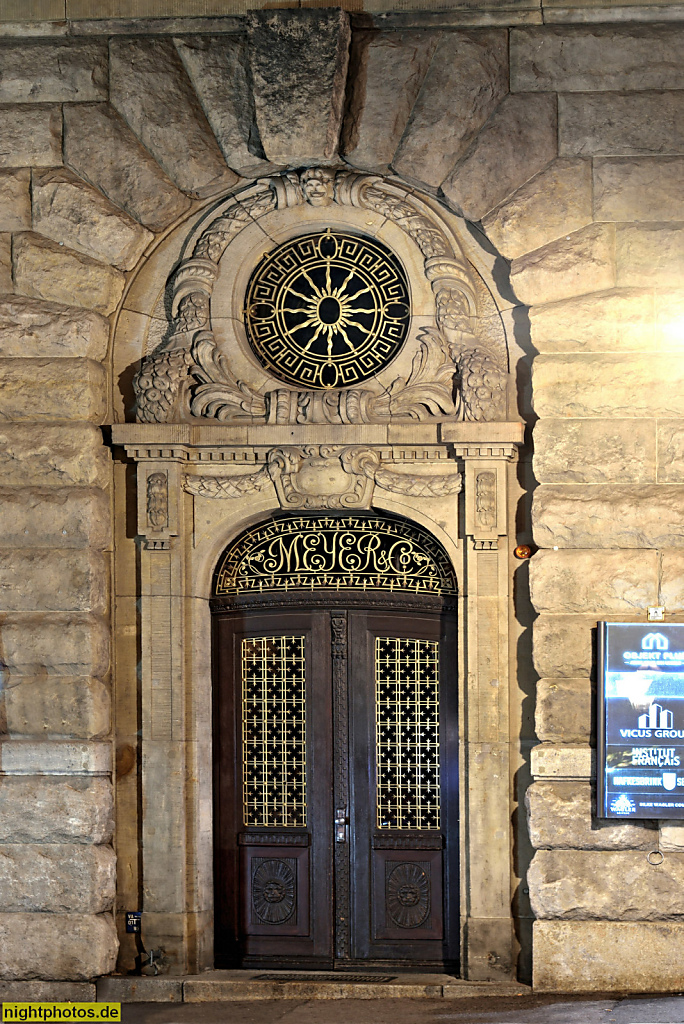 Leipzig Bankgebäude errichtet 1905 von Peter Dybwad für Bankhaus Meyer und Co am Thomaskirchhof