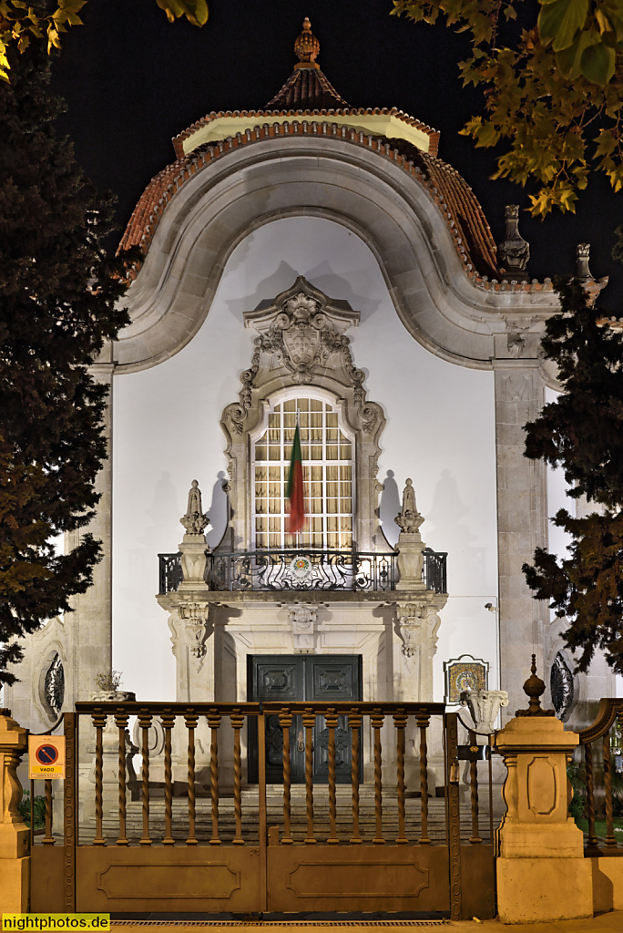 Sevilla Generalkonsulat Portugal in der Avenida de El Cid im Jugendstil. Erbaut 1928-1929 von Carlos und Guilherme Rebelo de Andrade als Pabellón de Portugal Exposición Iberoamericana