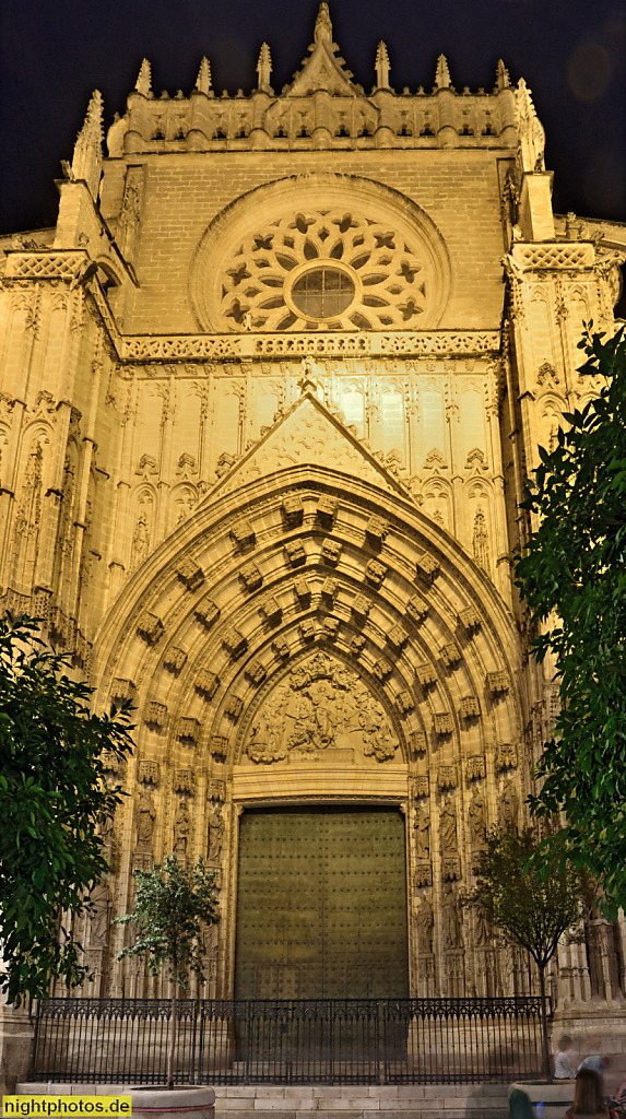 Sevilla Kathedrale erbaut 1401-1507 von Maestre Carlín Charles Galter