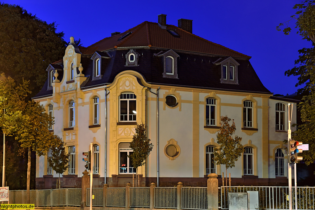 Fulda Wohnhaus Frankfurter Strasse 15. Erbaut 1905 von Architekten Julius Ferdinand Schnatter für Eisenwarenhändler Damian Joseph Lorei