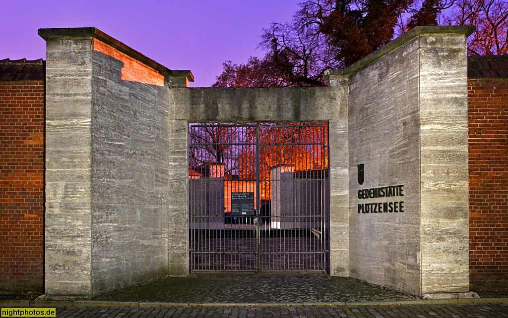 Berlin Charlottenburg-Nord Gedenkstätte Plötzensee erbaut 1868-1879 als Gefängnis Plötzensee am Hüttigpfad