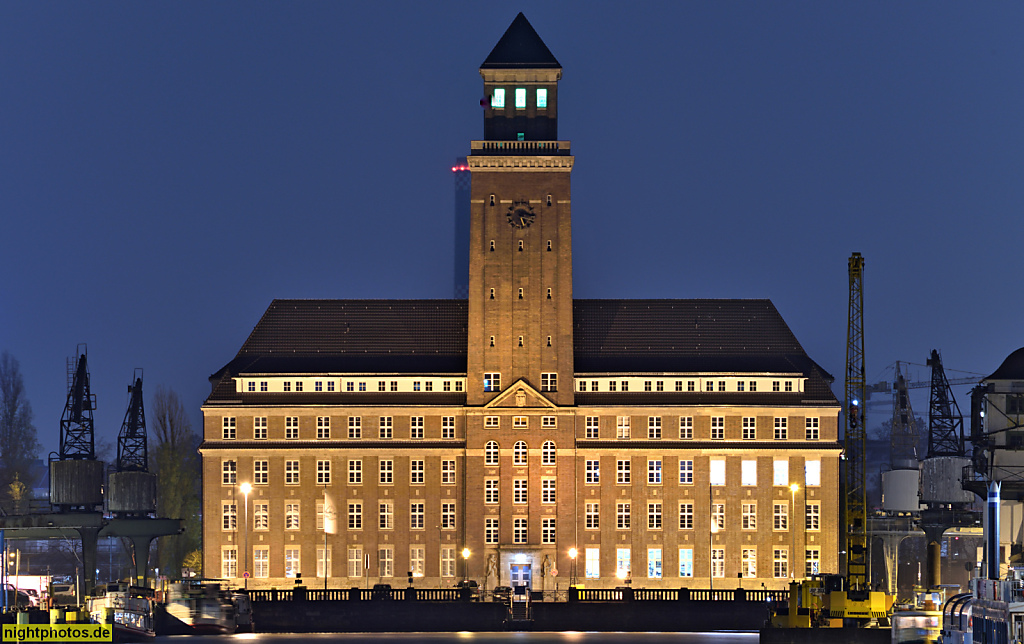 Berlin Mitte Moabit Westhafen Verwaltungsgebäude erbaut 1914-1923 von Richard Wolffenstein Friedrich Krause und Lorenz am Hafenbecken II