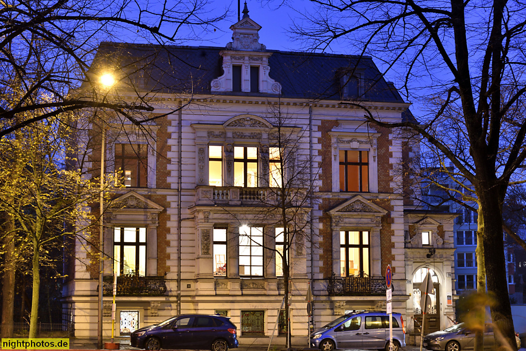 Berlin Kreuzberg Kindergarten City erbaut 1893-1894 von Carl Schäfer für Kaufmann Hugo Naundorf im Gründerzeitstil am Mehringdamm