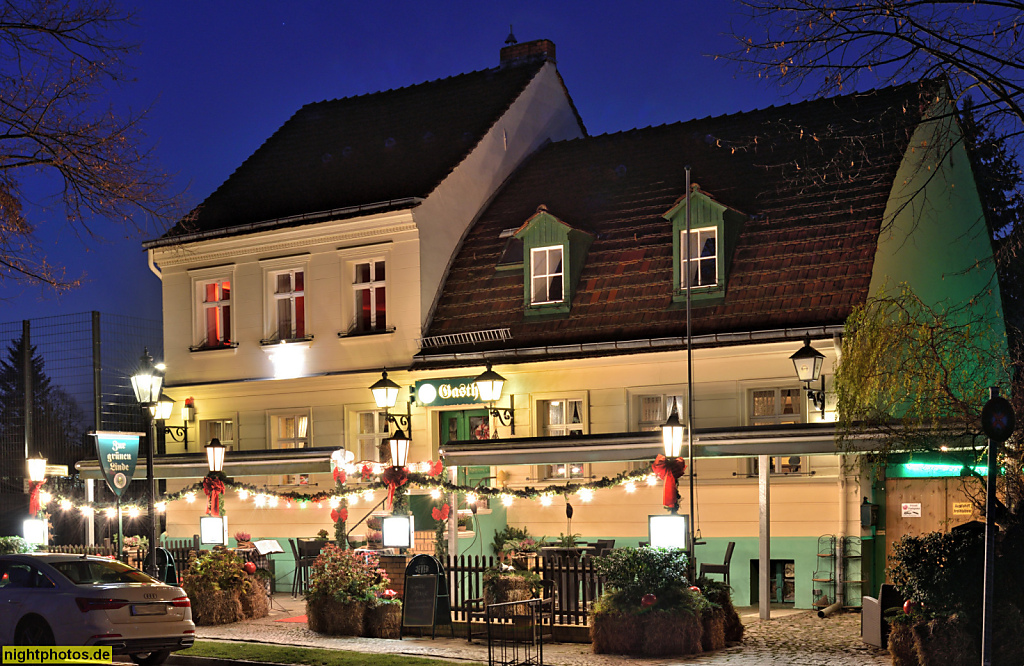Berlin Marienfelde Gasthof Zur Grünen Linde erbaut um 1830 für Gastwirt Berger. Umbau 1871-1872. Alt-Marienfelde 28