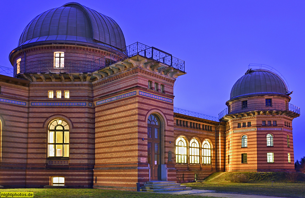 Potsdam Wissenschaftspark Albert Einstein. Michelson-Haus des Astrophysikalischen Instituts (AIP). Eröffnet 1879 als astrophysikalisches Observatorium. Erbaut von Paul Spieker. Haus A31