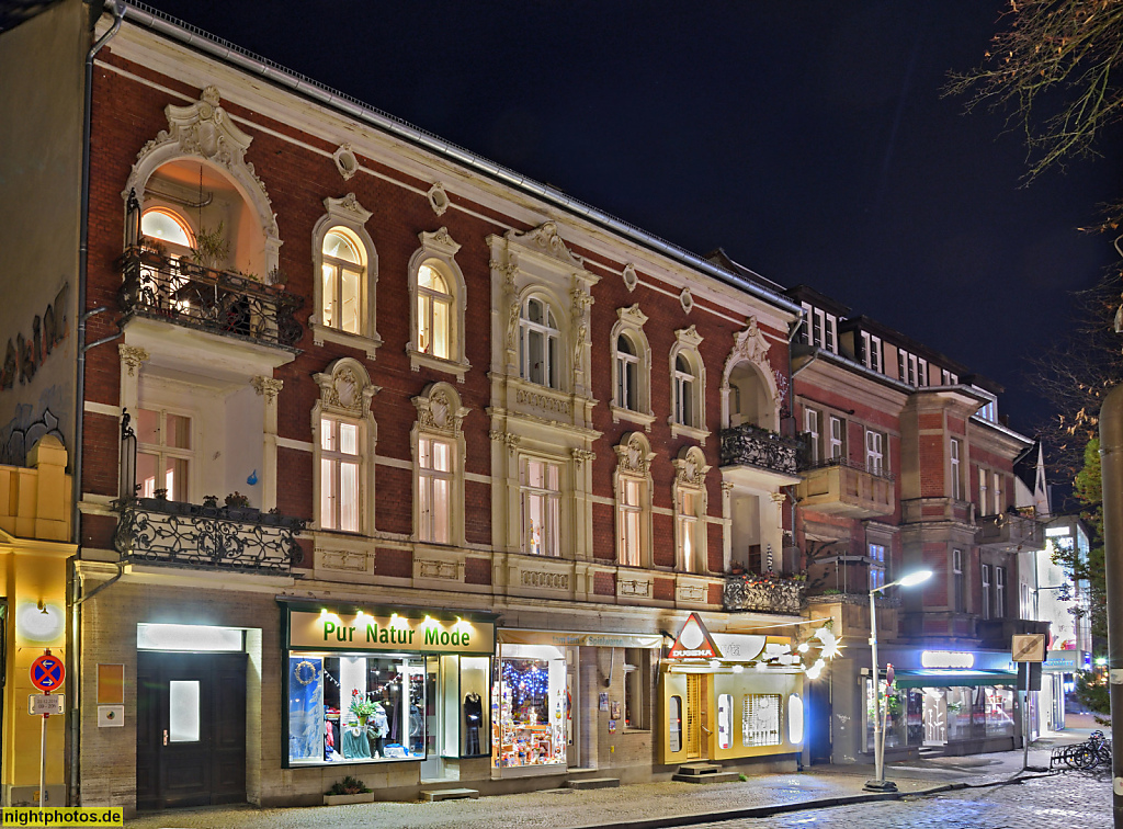 Berlin Zehlendorf Miets- und Geschäftshaus erbaut 1893-1894 durch Hermann Polkow für Gustav Schmidt am Teltower Damm