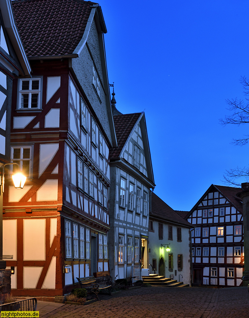 Schlitz Altstadt Stadtverwaltung mit Rathaus erbaut im 16. Jahrhundert