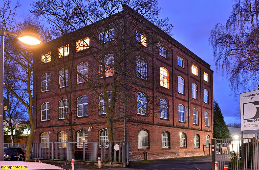 Berlin Lankwitz Dieringer Blechbearbeitung. Erbaut 1956-1957 von Konrad Sage für Electrica-Kondensatorenfabrik