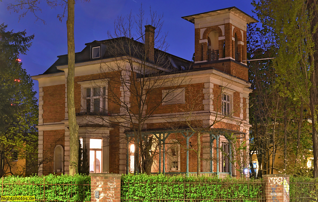 Berlin Lichterfelde Villa erbaut 1871-1872 von Herold und Hintze. Umbau 1901 von H Mertens und Sohn. Königsberger Strasse 29