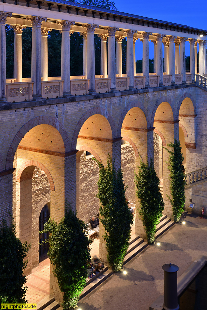 Potsdam Pfingstberg Belvedere erbaut 1847-1863 von Ludwig Persius Friedrich August Stüler und Ludwig Ferdinand Hesse für Friedrich Wilhelm IV. Ostflügel