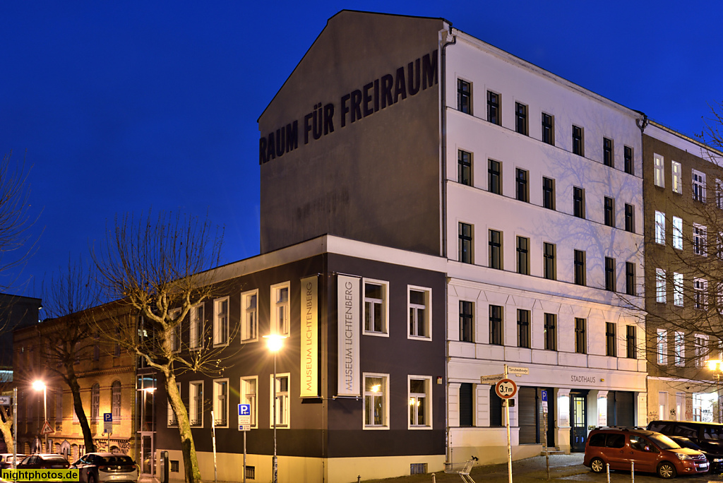 Berlin Rummelsburg Kaskelkiez Victoriastadt. Heimatmuseum Lichtenberg. Anbau 1960. Restauriert 2003-2006. Türrschmidtstrasse 24