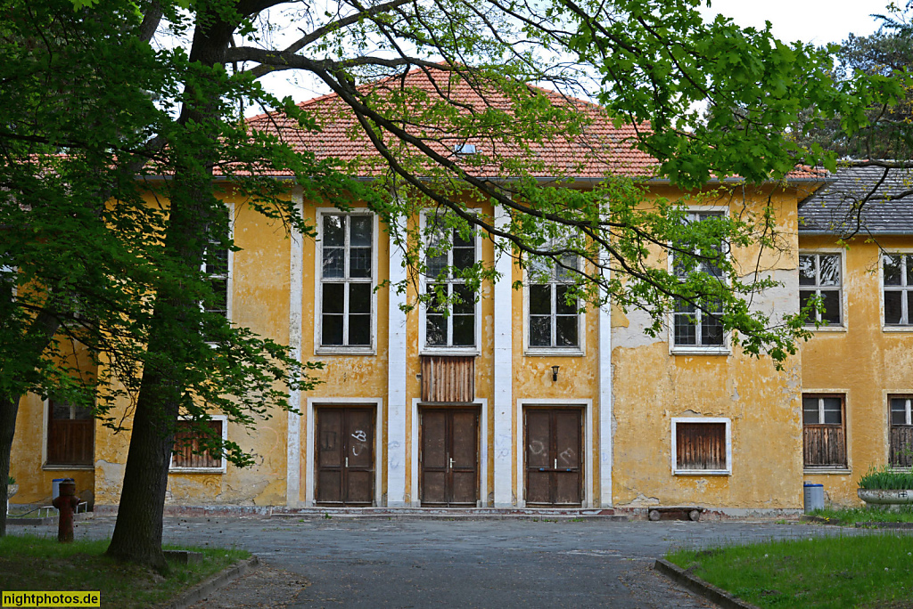 Olympisches Dorf Berlin in Elstal (Gemeinde Wustermark) für die Olympiade erbaut 1934-1936 von Werner und Walter March. Hindenburghaus
