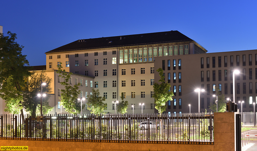 Berlin Mitte Tiergarten. Bundesministerium für Verteidigung seit 1993 im Bendlerblock. Neubau 2010-2017 erbaut von Auer Weber Assoziierte GmbH in der Stauffenbergstrasse 18