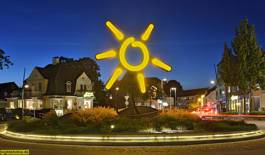 Grömitz Sonnenkreisel mit Tourismus-Logo