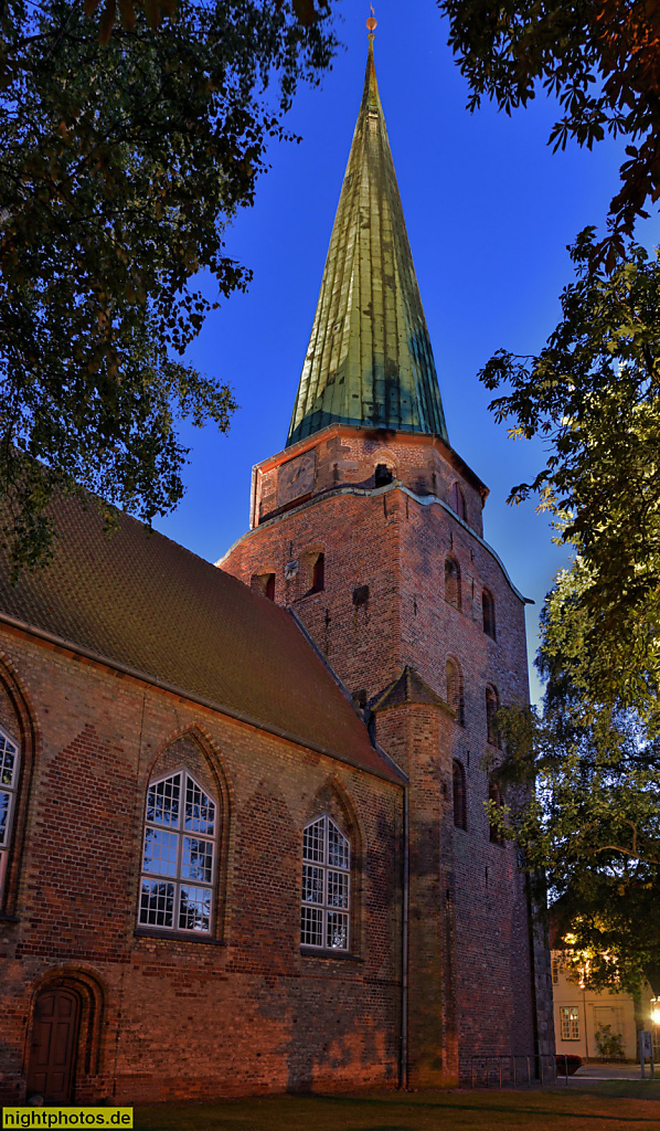 Travemünde evangelische St. Lorenz Kirche erbaut 1540-1620 unter dem Patrozinium des Heiligen Diakons Laurentius