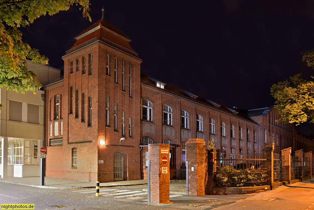 Berlin Borsigwalde Gewerbegebiet am Eichborndamm. Erbaut 1906-1907 von Alfred Kühn als Deutsche Waffen- und Munitionsfabriken (DWM)