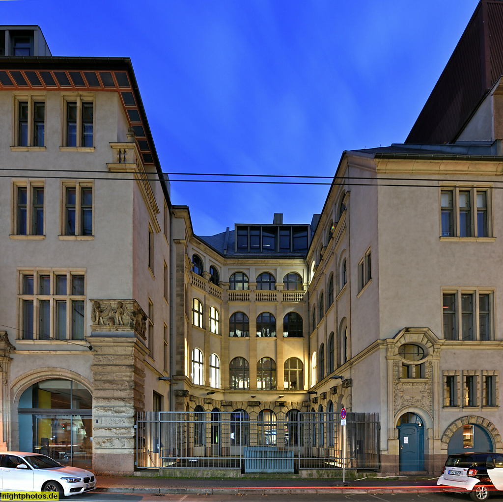 Berlin Mitte Institut für Sozialwissenschaften der Humboldt-Universität. Erbaut 1903-1904 von Otto Richter und Erich Blunck als Geschäftshaus. Georgenstrasse 37-38