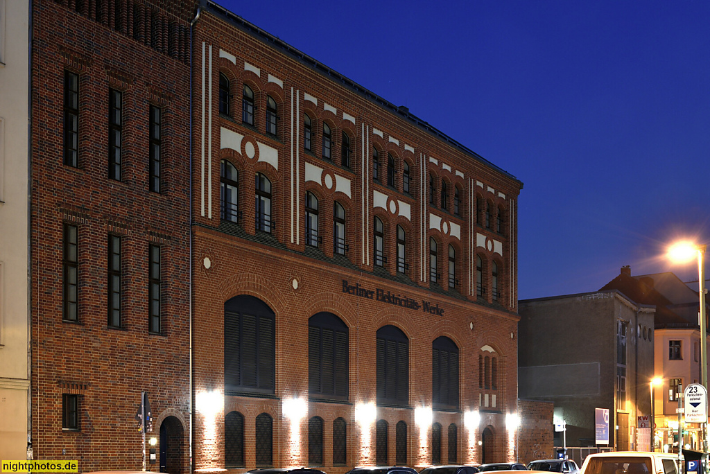 Berlin Mitte Spandauer Vorstadt. Ab- und Umspannwerk erbaut 1906 von Franz Schwechten. Auguststrasse 56-57