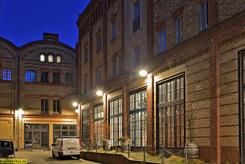 Berlin Prenzlauer Berg. Gewerbehof in der alten Königstadt. Saarbrücker Strasse 24. Erbaut 1885-1906 von Arthur Rohmer sowie Alterthum und Zadek als Brauerei Königstadt
