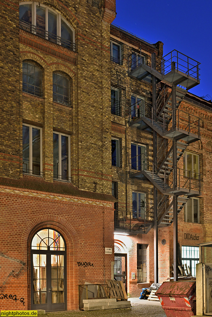 Berlin Prenzlauer Berg. Gewerbehof in der alten Königstadt. Saarbrücker Strasse 24. Erbaut 1885-1906 von Arthur Rohmer sowie Alterthum und Zadek als Brauerei Königstadt