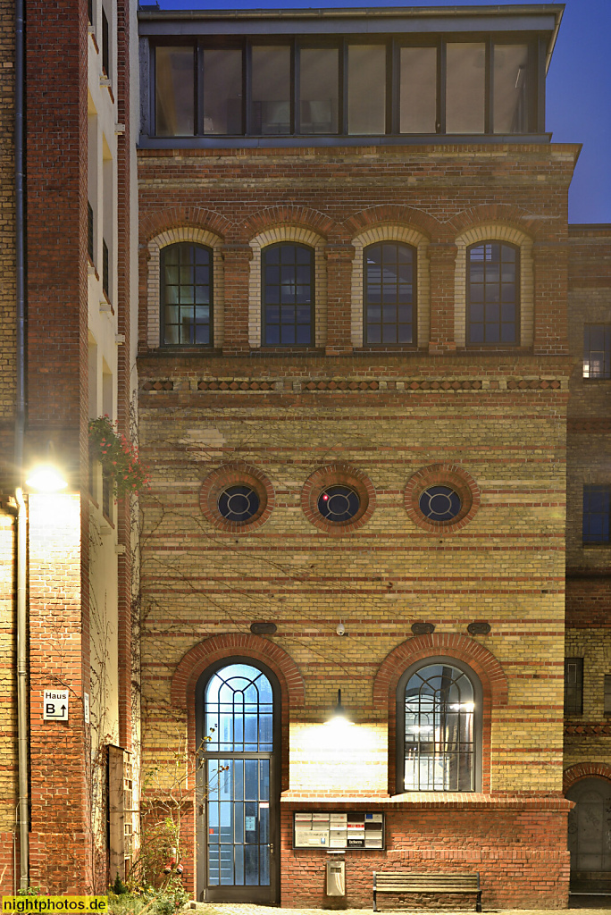 Berlin Prenzlauer Berg. Gewerbehof in der alten Königstadt. Saarbrücker Strasse 24. Erbaut 1885-1906 von Arthur Rohmer sowie Alterthum und Zadek als Brauerei Königstadt