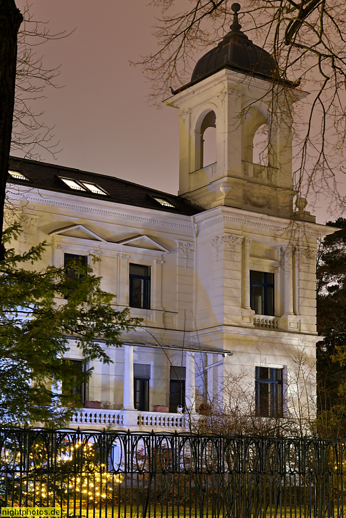 Berlin Grunewald. Villa Becher erbaut 1895-1896 von Architekt und Bauherr Ewald Becher. Winkler Strasse 15