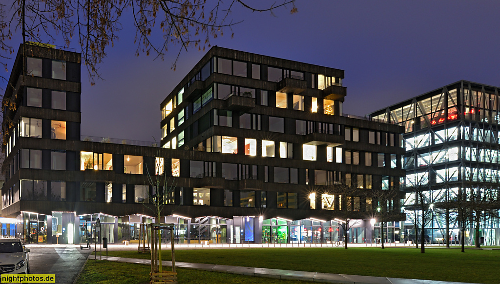 Berlin Kreuzberg. Baugruppenhaus FRIZZ23 für kulturelles Gewerbe erbaut 2018 von Britta Jürgens und Matthew Griffin von Deadline Architekten. Friedrichstrasse 23