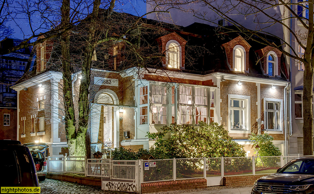Berlin Friedenau Landhaus erbaut 1882 von J. Mehmel. Niedstrasse 30