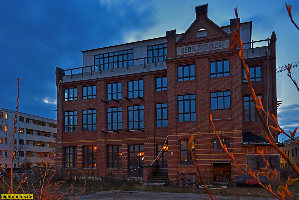 Berlin Prenzlauer Berg. Steinlein Lofts. Erbaut als Lederfabrik Gebrüder Steinlein 1885. Walter-Friedländer-Strasse 19-23