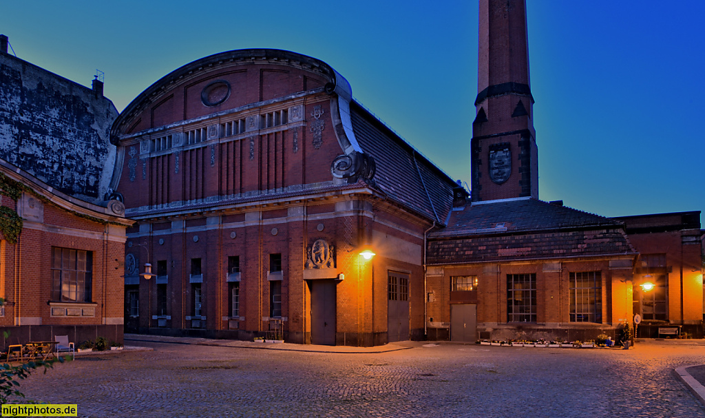 Berlin Prenzlauer Berg. Abwasser Pumpstation Radialsystem XI erbaut 1906-1908 von Stadtbauinspektor Meier und Architekt Hösel. Technisch modernisiert 2002. Erich-Weinert-Strasse 131-131A