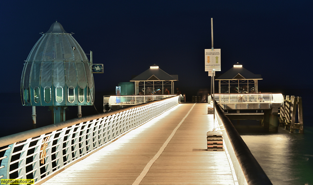 Grömitz Seebrücke 398 Meter lang mit Tauchgondel seit 2009
