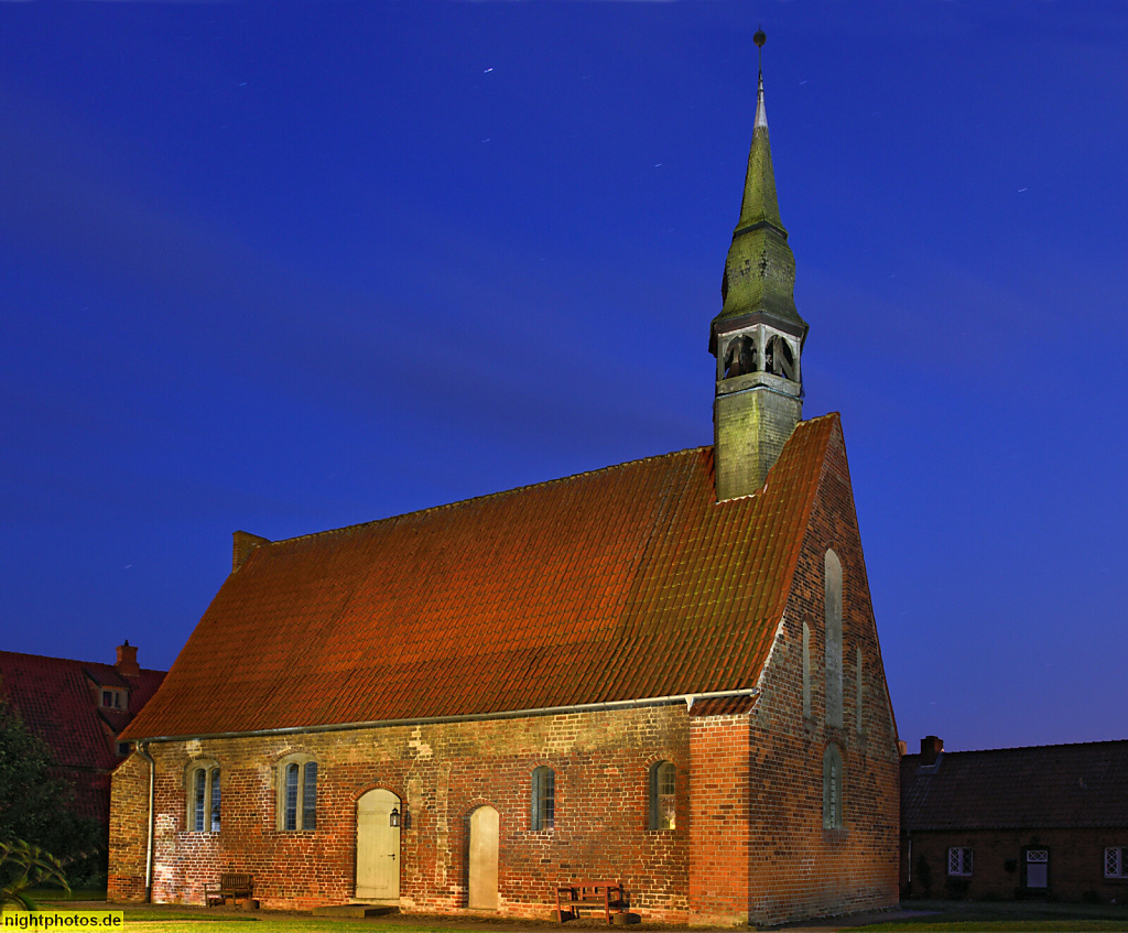Neustadt in Holstein. Hospitalkirche erbaut 1408 für Pilger auf dem Weg nach Kloster Cismar. Ausstattung der Kirche aus dem 17. Jahrhundert