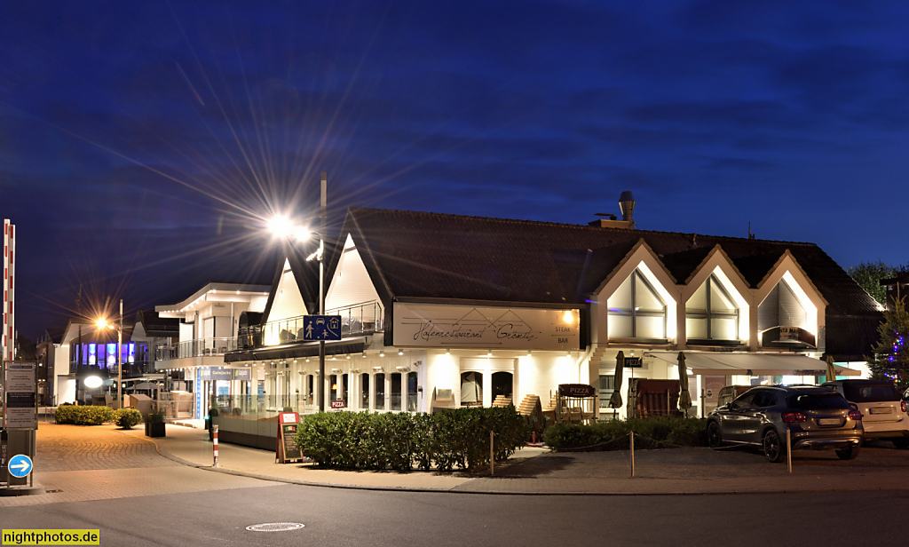 Grömitz Yachthafen Hafenrestaurant mit Pizzeria Santa Maria. Yachthafen 1