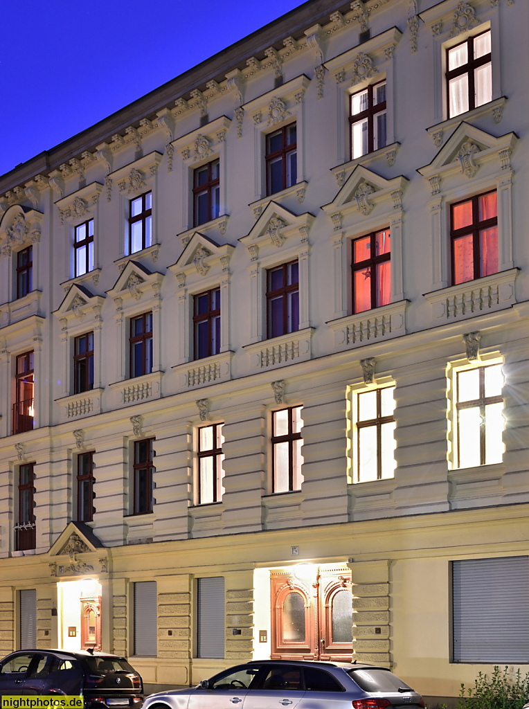 Berlin Spandau Stresow Mietshaus erbaut 1890 im Gründerzeitstil. Schürstrasse 15