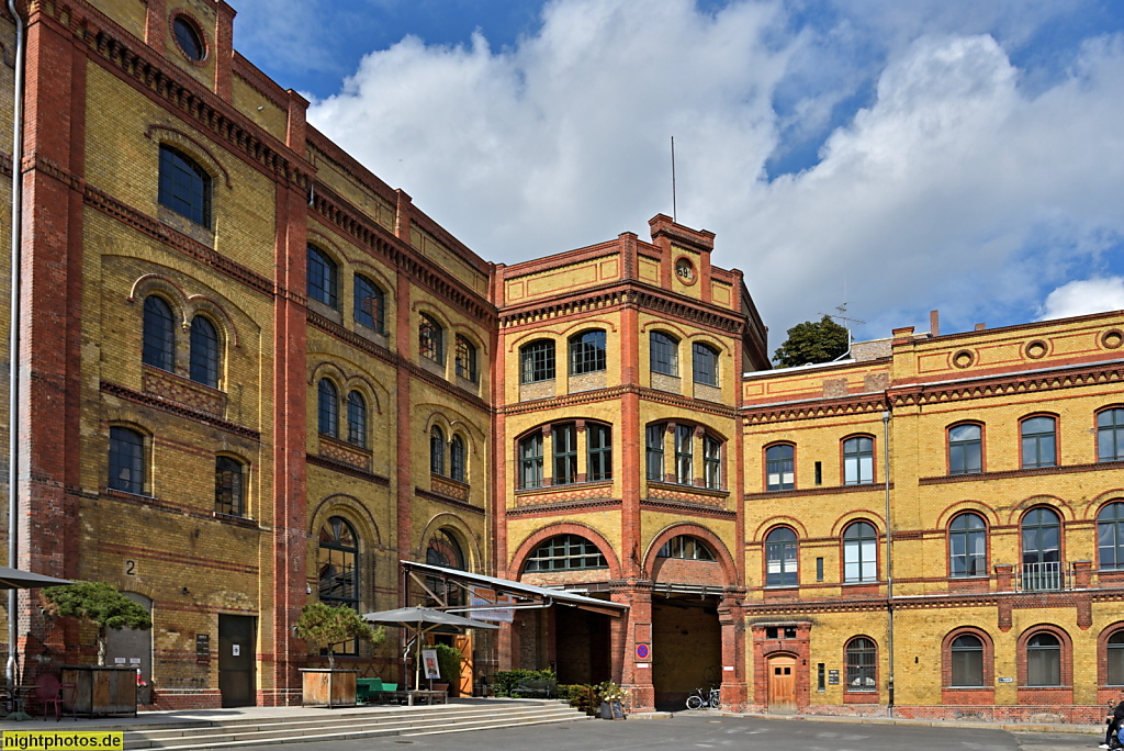 Berlin Prenzlauer Berg Bötzow-Brauerei erbaut 1884-1891 von Gustav Hochgürtel für Julius Bötzow. Seit 2010 Eigentümer Hans Georg Näder. Seit 2019 Restaurierung durch David Chipperfeld und Vangeisten.Marfels Architekturbüro. Umbau zum ottobock human mobili