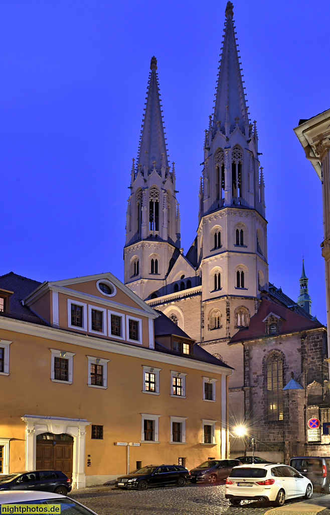 Görlitz. St. Peter und Paul Kirche erbaut 1425-1497 von Conrad Pflüger Urban Laubanisch Blasius Börer im spätgotischen Stil als fünfschiffige Hallenkirche