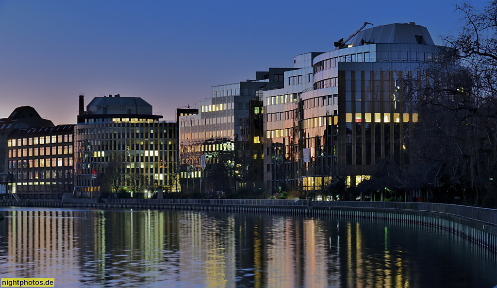 Berlin Mitte Moabit. Spreetage. Gewerbeensemble. Botschaft von Bangladesh. Kaiserin-Augusta-Allee 103 -112