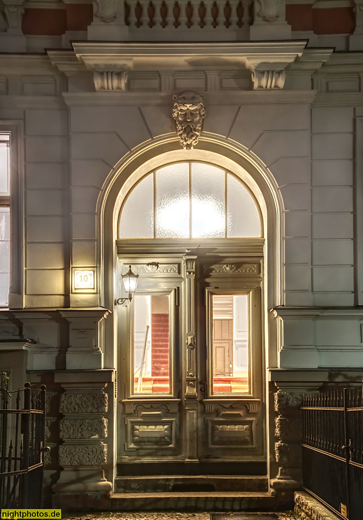 Berlin Steglitz. Mietshaus erbaut 1889-1890 von Julius Klein. Wrangelstrasse 10