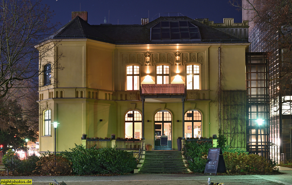 Berlin Steglitz. Schwartzsche Villa. Erbaut 1895–1897 von Christian Heidecke. Umbau 1919–1920 von B. Noack und Ludwig Antz. Bauherr Bankier Carl Schwartz. Grunewaldstrasse 55