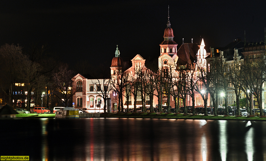 Schwerin. Kulturstaette und Veranstaltungsort E-Werk seit 1998. Erbaut 1904 als Elektrizitätswerk mit Eichgebäude vom Stadtbauamt. Spieltordamm 5