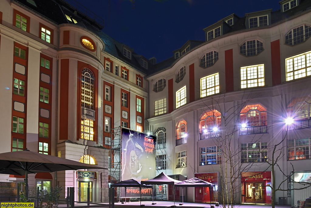 Berlin Mitte. Veranstaltungsstätte Admiralspalast und Kabarett 'Die Distel'. Erbaut 1910-1911 von Heinrich Schweitzer als Vergnügungspalast mit Eisbahn Bädern Veranstaltungsbetrieb und Gastronomie. Friedrichstrasse 101-102