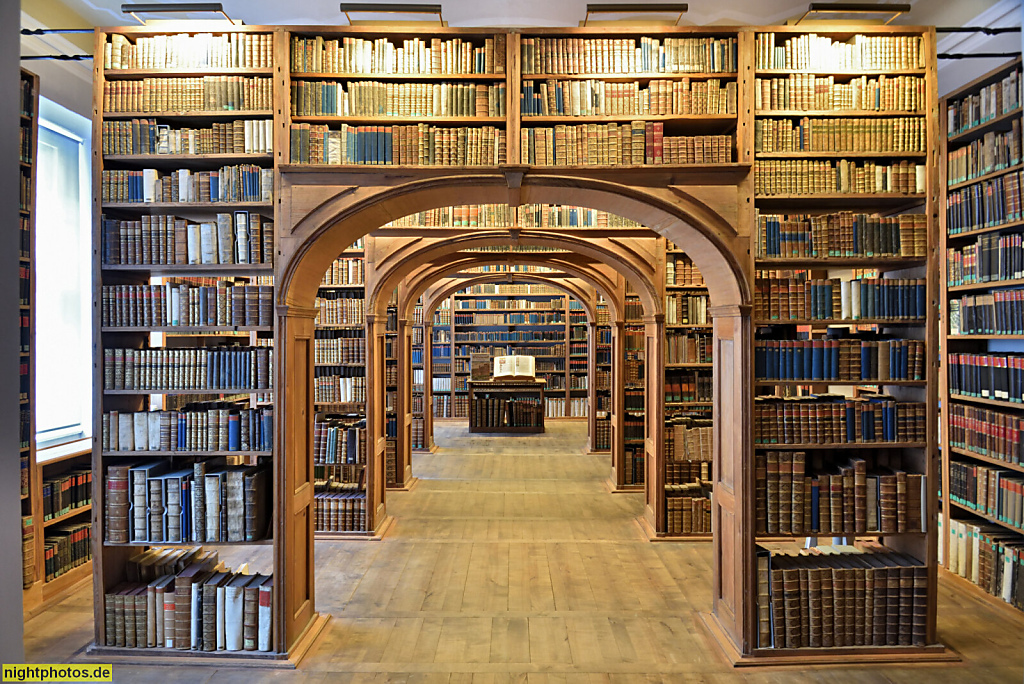 Görlitz. Barockhaus Neissstrasse 30. Kulturhistorisches Museum seit 1951. Erbaut 1727-1729 von Ratsbaumeister Samuel Suckert und Oberlandbaumeister Johann Friedrich Karcher. Historische Bibliothek