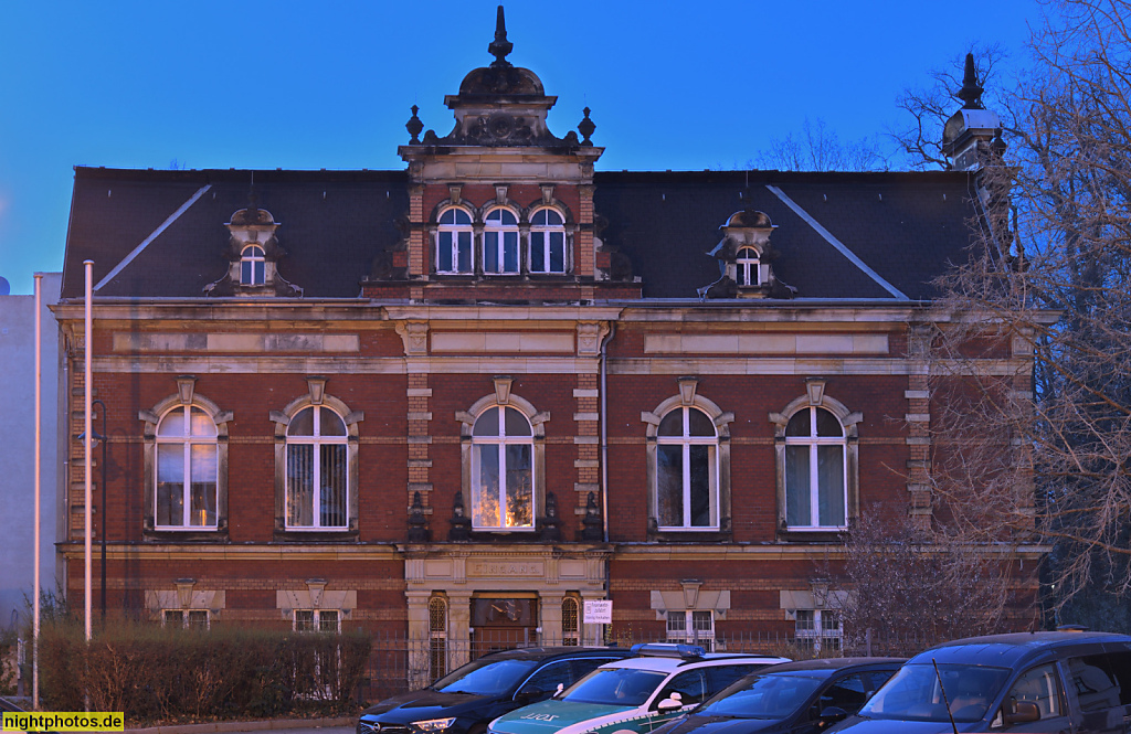 Görlitz. Dienstort des Hauptzollamt Dresden. Erbaut 1889 als Verwaltungsgebäude des Fabrikanten Otto Müller und Co. in deutscher Neorenaissance. Schützenstrasse 7
